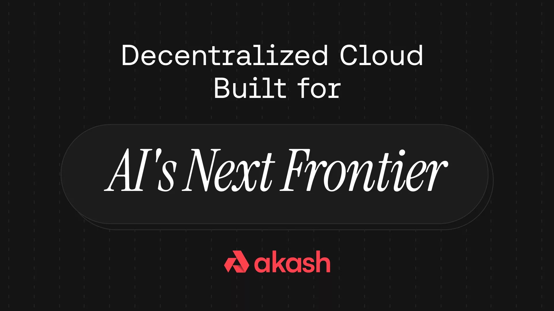 Akash Network 官方分享图